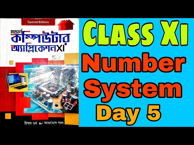 Data Representation Day 5 [ Chapter 2 ] - Class XI Computer Application / Computer Science -WBCHSE