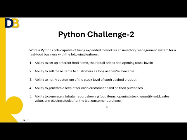 Python Code Challenge: Questions 1 & 2