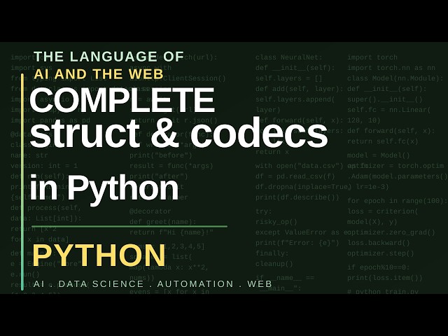 struct and codecs module | Python Standard Library
