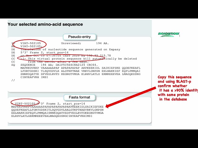 How to use ExPASY #Translate tool.Stepwise demonstration to select correct #Open reading Frame |2025