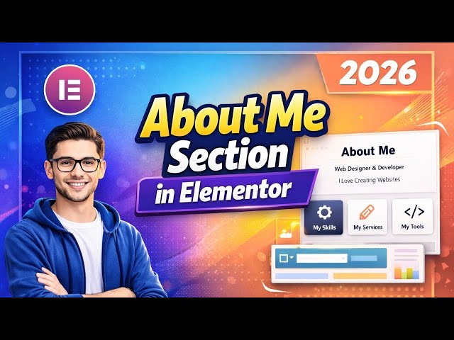 About Us Section in Elementor | Complete Tutorial for Beginners