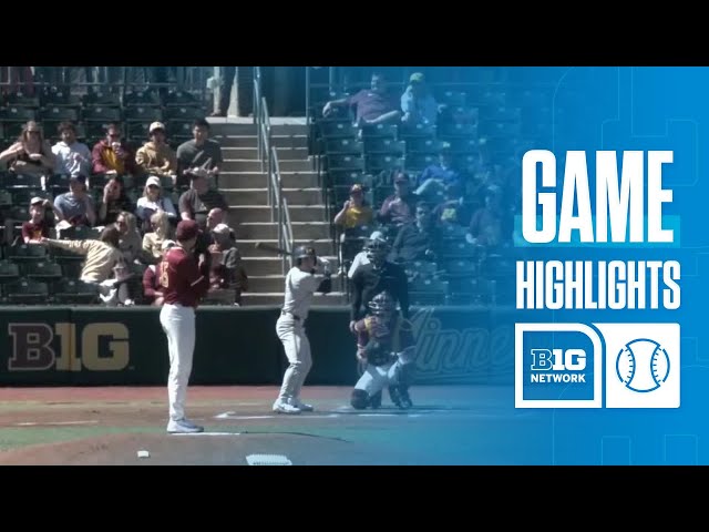 Michigan at Minnesota | HIGHLIGHTS | Big Ten Baseball | 05/09/2026