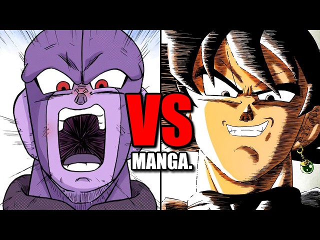 Manga Hit VS Goku Black is NOT Close.