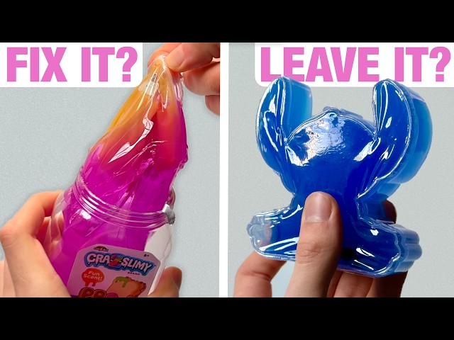 FIXING Store Bought Slime | Slime Makeovers