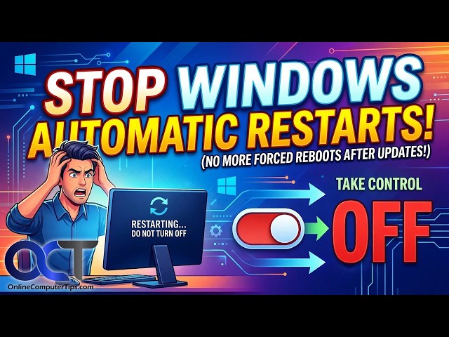 How to Stop Windows from Automatically Restarting After Updates