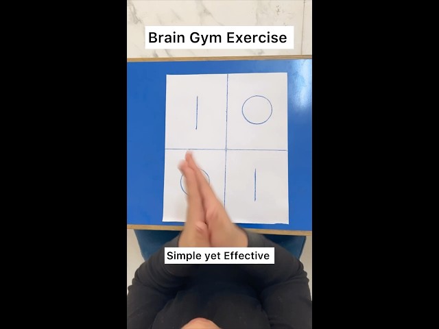 Brain Boosting Activity for Kids | Activate both the brain of your kid at home | Brain Gym for Kids