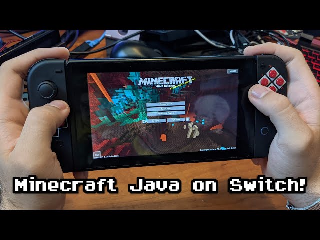 Minecraft Java On Nintendo Switch TUTORIAL