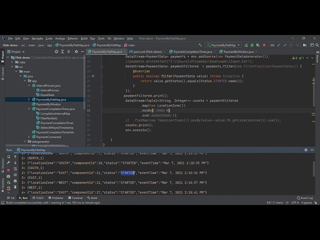 Apache Flink Java Simple Project for Beginners(Real Time Payment UseCase)