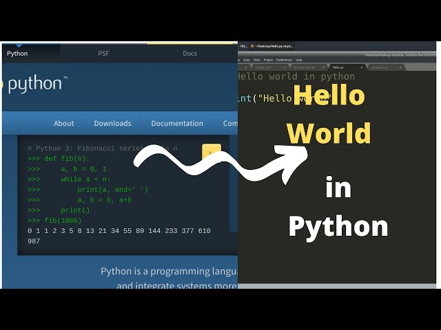 1  python tutorial for beginners !! "Hello world" in 2020.