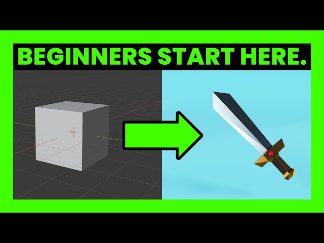 Blender 101: Intro to Modeling  [ FULL BEGINNER COURSE - 2026 ]
