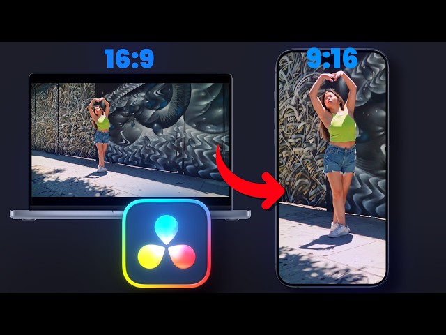 How to Make Vertical Shorts from Horizontal Footage in DaVinci Resolve