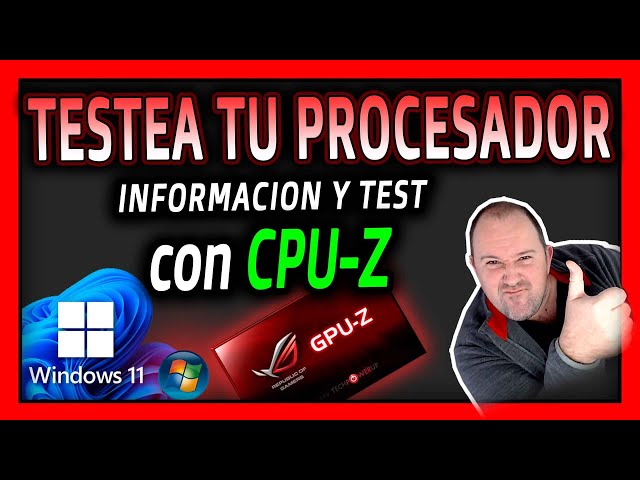 CPU-Z ⭐ How to Use or Test your PROCESSOR - Very easy 2025