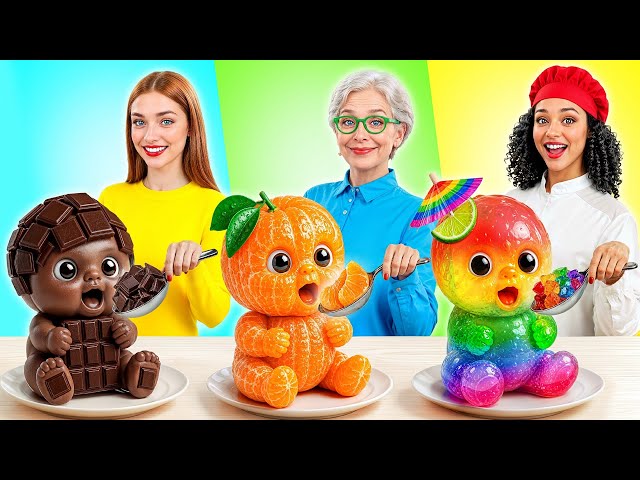 Me vs Grandma Cooking Challenge | Simple Kitchen Tricks by Super Hyper DO