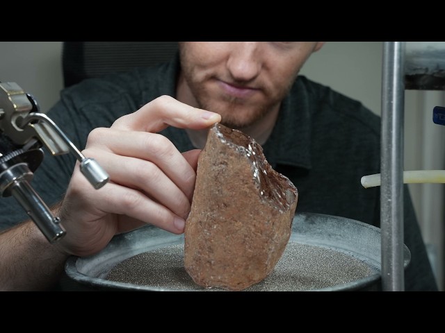Faceting My Largest Gemstone Yet! A Massive Pear Cut Quartz!