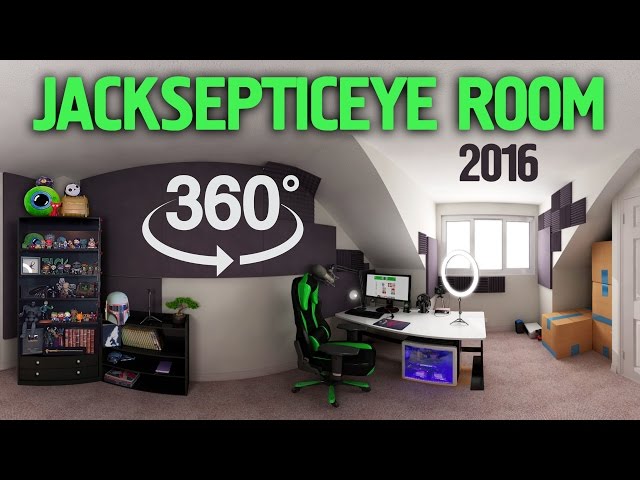 Jacksepticeye Setup Tour 360/ Room Tour 360