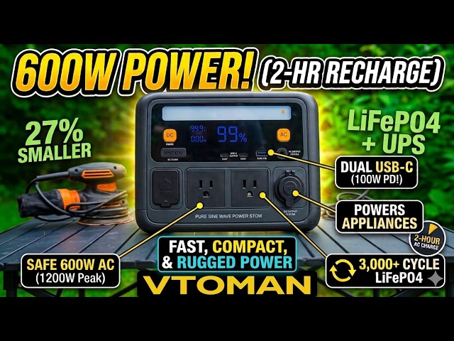 VTOMAN Portable Power Station (Testing/Review)