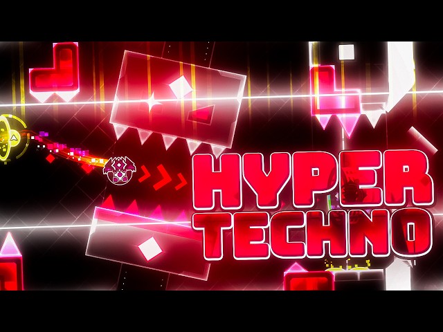 "Hyper Techno" by Bluepper [ALL COINS] | Geometry Dash Weekly Demon #268