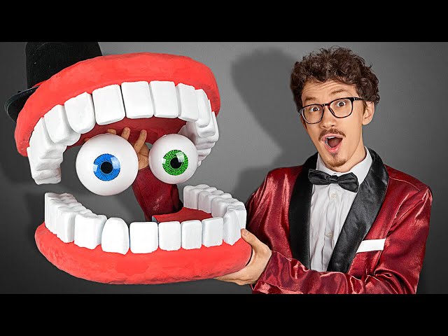 Caine From The Amazing Digital Circus Could Get Out To Real Life With This DIY Head! 🎭🤹‍♂️