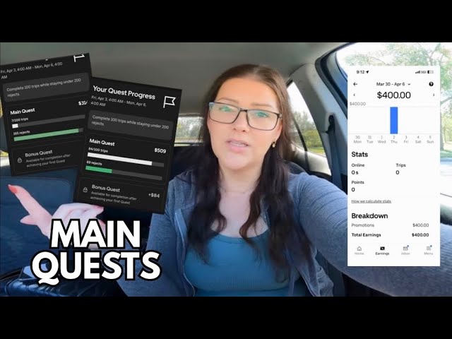 Uber Eats NEW Quests let Drivers choose how high the pay will be! 