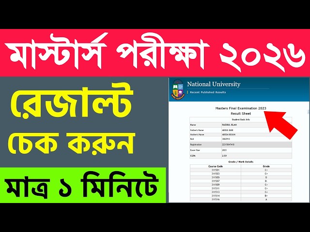 Masters Final Exam Result 2026 || Masters Exam Result Check || Masters Result Board Challenge 2026
