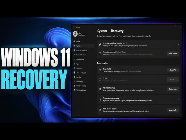 How To Reset Windows 11 Without Losing Personal Files (Quick and Easy)