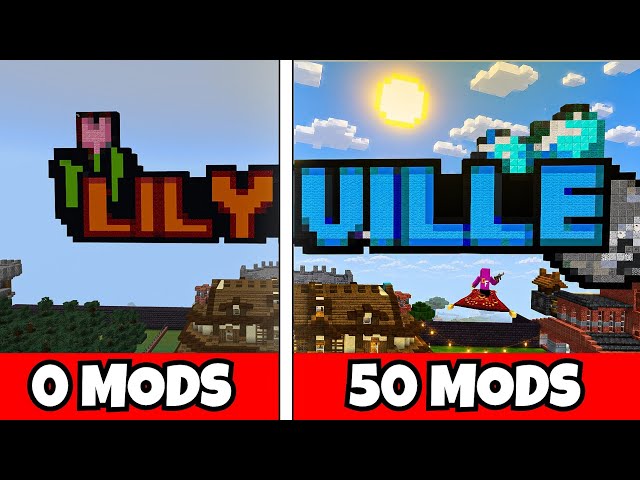 I Added 50 Mods In Gamerfleet`s Lilyvilley Smp 🤯