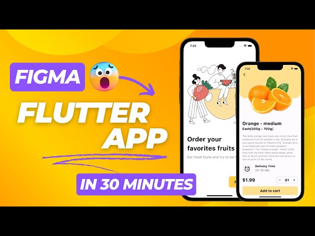 🚀📱 Convert Figma design to Flutter App in 30 min | Flutter Tutorial for Beginners 2024