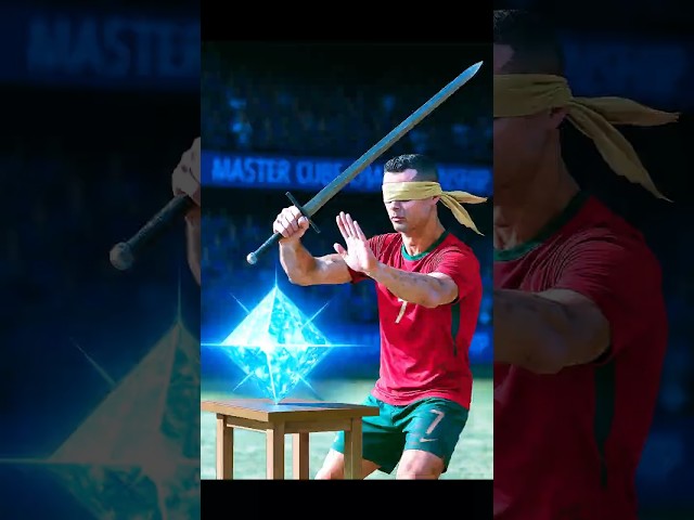 Ronaldo’s Blindfold Diamond Challenge!