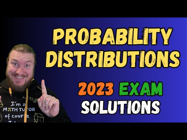 Learn probability distributions with me! 2023 Exam Walkthrough #AS91586 #ncea #probability