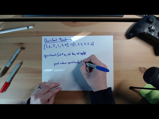 Quick Sort: Pseudocode