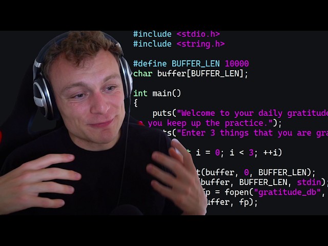 Coding a Gratitude Journal in C