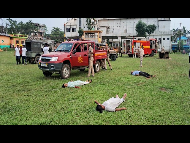 Mohanpur Sub-Divisional Administration Conducts Emergency Disaster Mock Drill