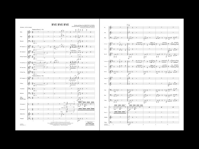 Bye Bye Bye by NSYNC | Arr. Johnnie Vinson