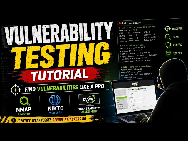 Vulnerability Testing Tutorial | Find Vulnerabilities