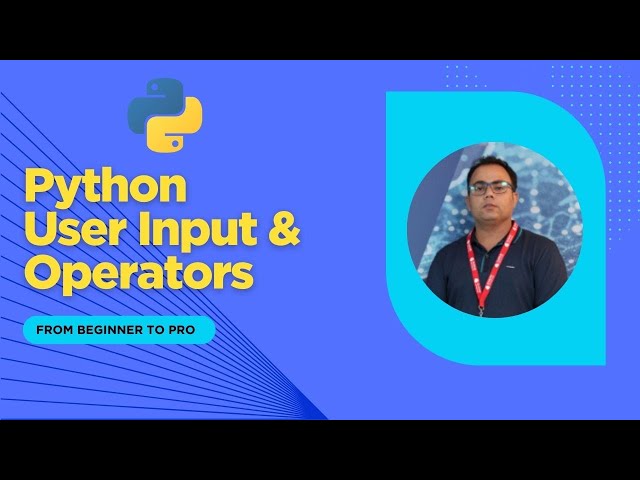 Python User Input & Operators