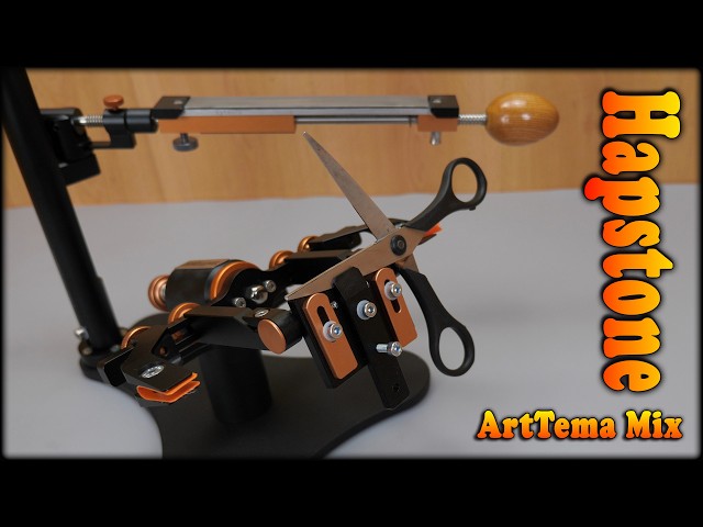 Sharpening Scissors to INSANE Sharpness ✂️ Testing the NEW Hapstone Scissor Module ► Wet Wipe Test ❗
