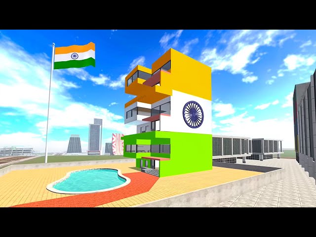 Franklin House in Indian Flag House - INDIAN BIKE DRIVING 3D Cheat Codes | Game Definition hindi