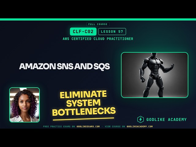 CLF-C02 AWS Certified Cloud Practitioner · Lesson 57: SNS & SQS Decoupling Basics