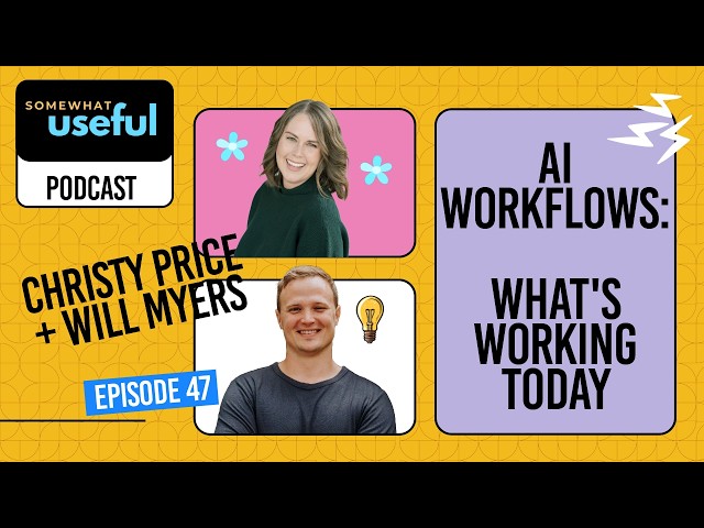 Our Real AI Workflows for 2026 (Claude, Codex, Kit, VidIQ + More) | Somewhat Useful Ep. 47