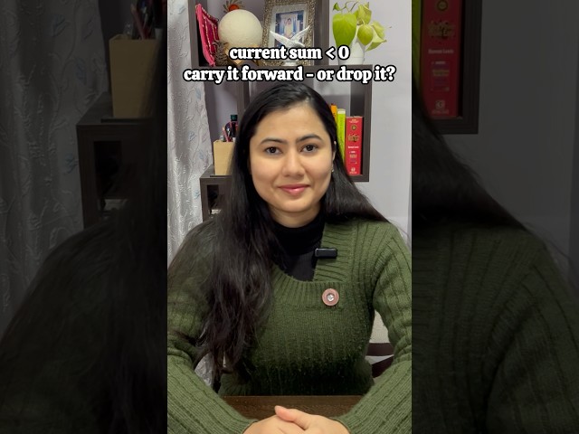 Negative Sum? Carry It Forward or Drop It? | Interview Insight #shorts #DSA #KadaneAlgorithm #prep