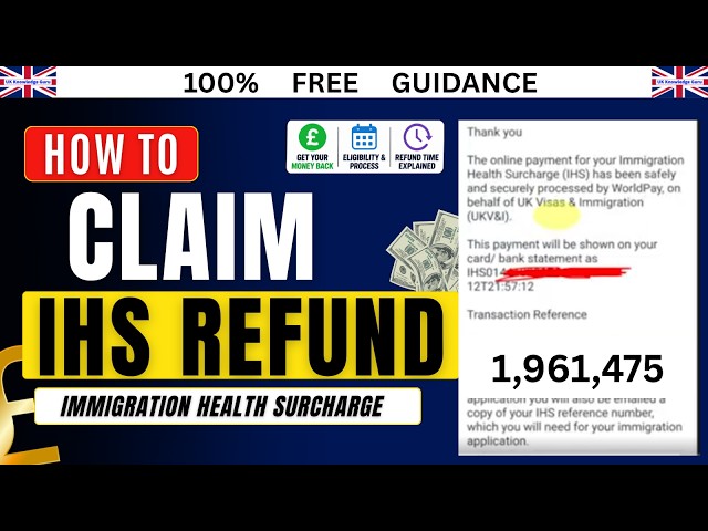How to Get Your UK IHS Refund Back (2026) | Immigration Health Surcharge Refund Guide