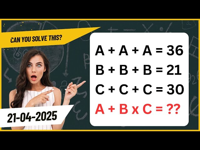 Viral Math Puzzle? 1% given answer only #mathpuzzles #maths #mathriddles