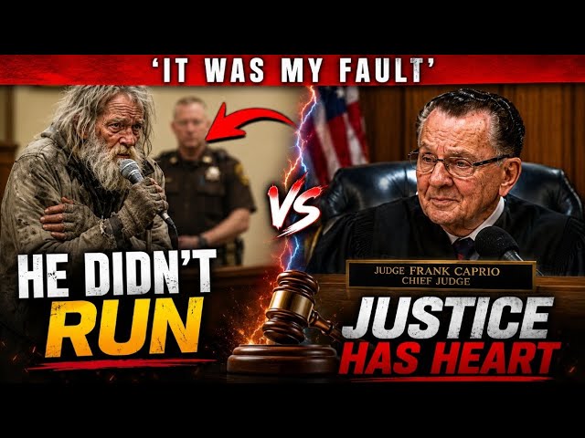 😢 Homeless Man Said “It Was My Fault” — Judge Caprio Couldn’t Hold Back Tears