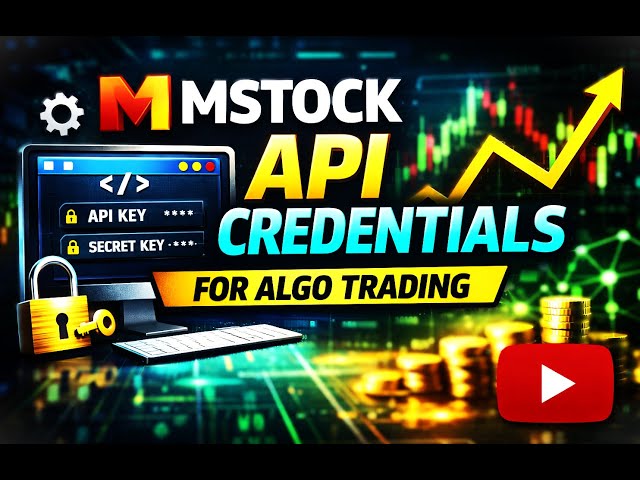 M STOCK API Credentials for Algo Trading