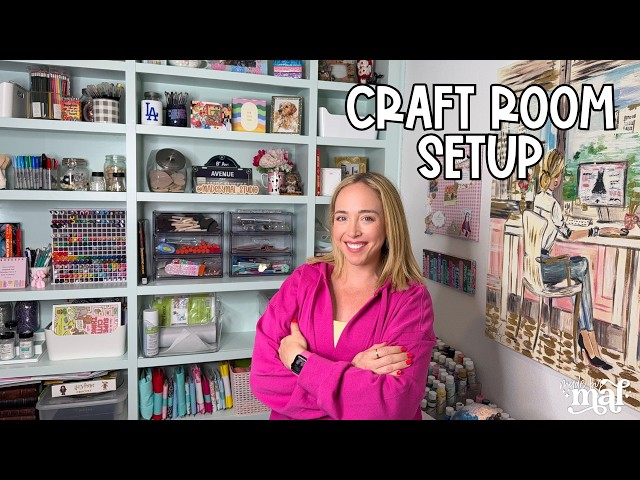 Setting Up My Dream Craft Room! Organization, Storage & Putting It Together