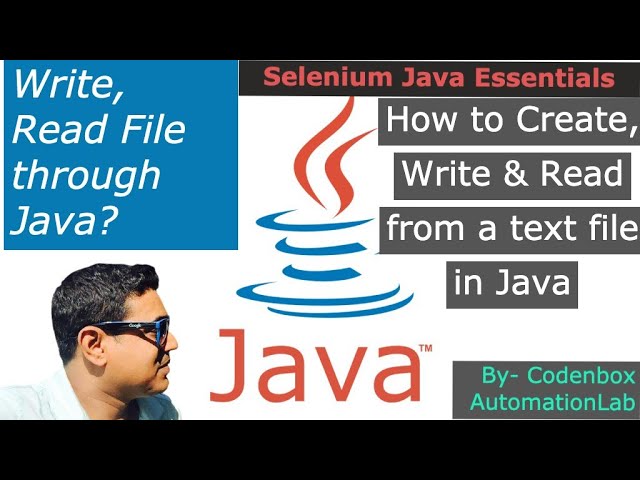 How to Create, Write & Read from a text file in Java? FileWriter & BufferedWriter classes in Java?