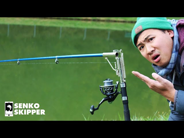 $15 Self-Setting Fishing Rod - THIS IS TOO EASY!