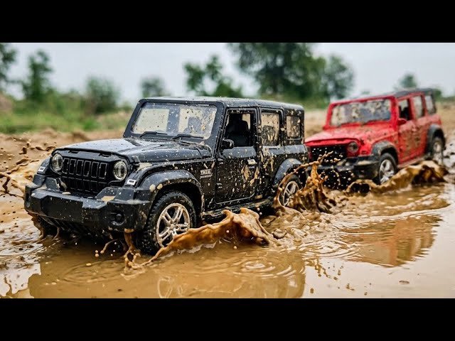 Mahindra Thar Roxx 4x4 Extreme Offroading Challenge! 🚙💨 | Diecast Scale Model | Auto Legends