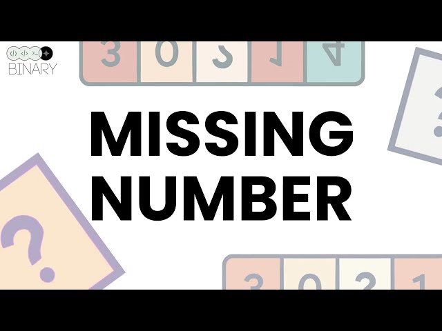 [Java] Missing Number - Leetcode 268 -- Illustrated! | Pattern Mastery