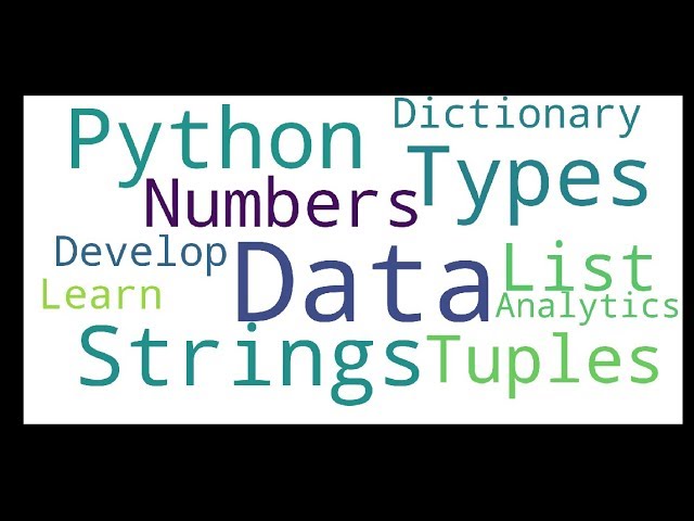 Python Programming for Data Analytics Tutorial - 3 - Numbers